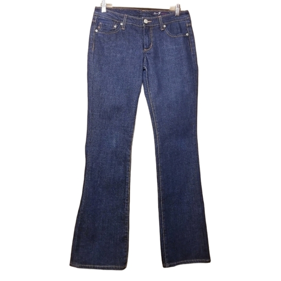 Seven7 | Women's Dark Wash Bootcut or Flared Jeans (Size 29) - Picture 1 of 14